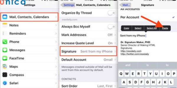 Hướng dẫn cách cài đặt chữ ký vào Apple Mail