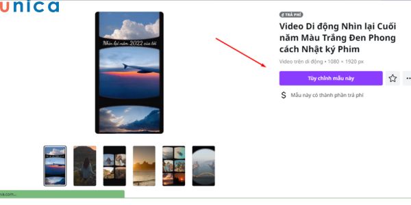 Chọn mẫu ảnh động và bắt đầu tuỳ chỉnh hiệu ứng