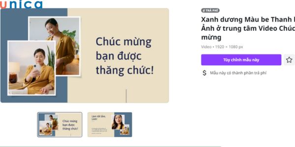 Mẫu ảnh động mừng thăng chức ấn tượng