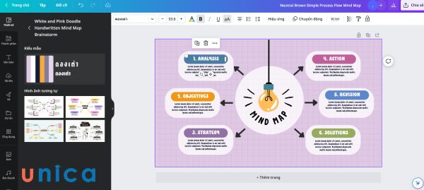 Xóa hình ảnh bất kỳ trong canva bằng cách click vào biểu tượng thùng rác