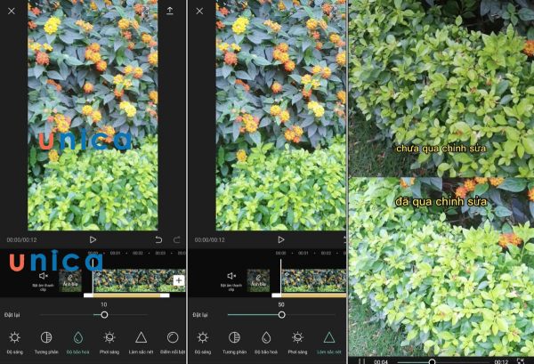 Chỉnh độ sắc nét giúp video nét hơn