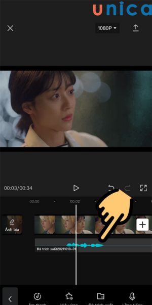 Chỉnh sửa video và lưu video chứa âm thanh trên Tiktok