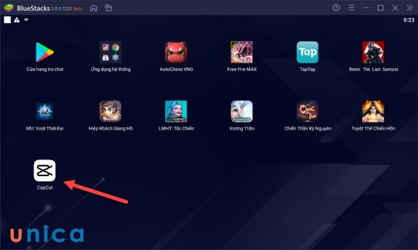 Cài capcut về máy