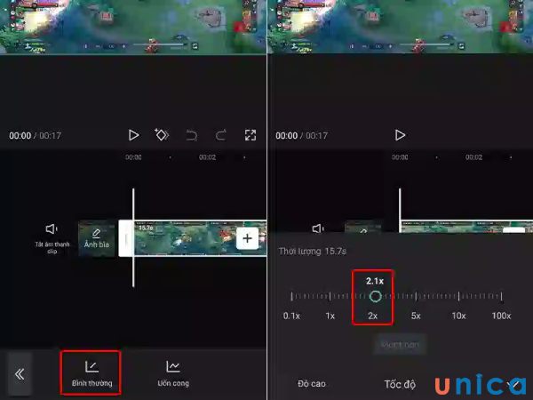Chỉnh tốc độ của video cho phù hợp