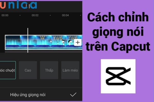 Hướng dẫn cách thay đổi giọng nói trên capcut