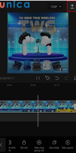 Xem trước và xuất video đã chỉnh sửa