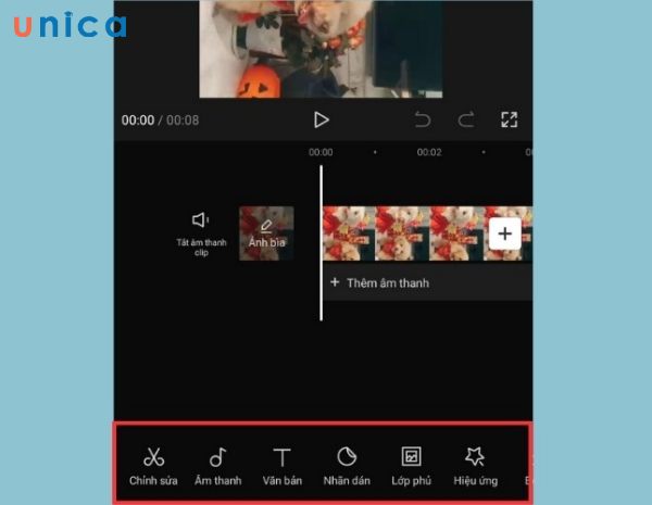 Chèn hiệu ứng vào giúp video hấp dẫn hơn