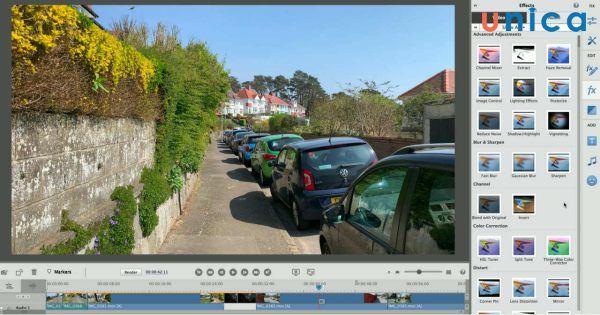 Adobe Premiere Elements có giao diện dễ dùng