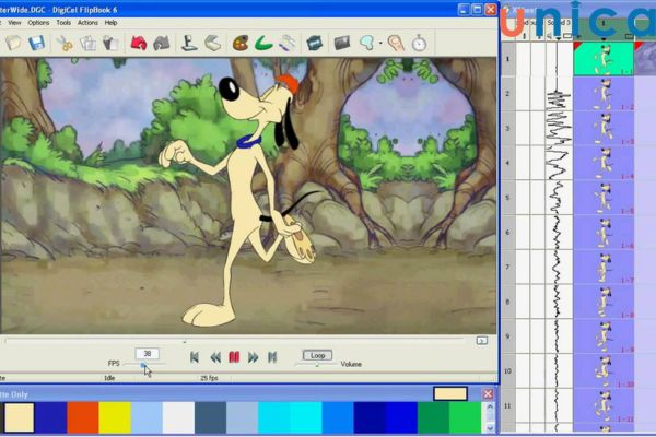 Phần mềm làm video hoạt hình 2D DigiCel FlipBook
