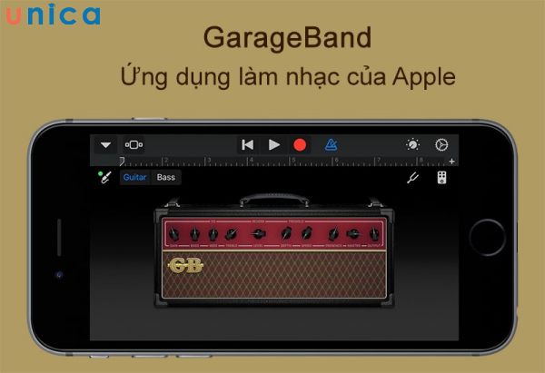 GarageBand là phần mềm sáng tạo nhạc trực tuyến