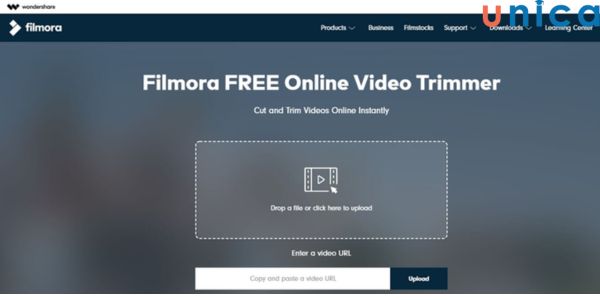 Filmora là một phần mềm cắt video trực tuyến được sử dụng phổ biến