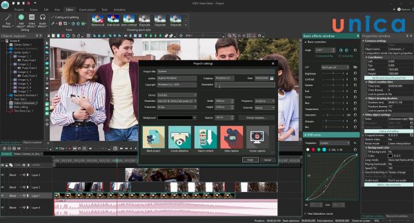 Thêm logo vào video bằng VSDC Video Editor miễn phí