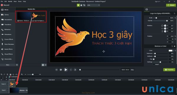 Thay đổi sắc độ cho logo