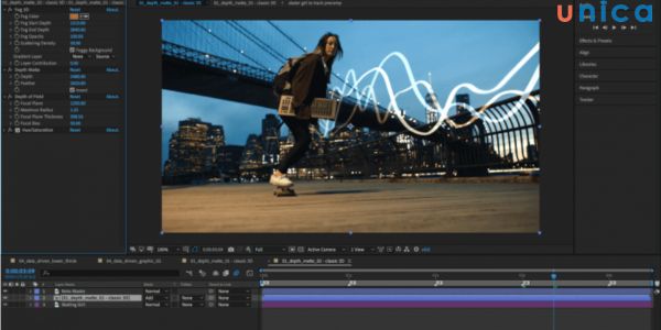 Phần mềm làm video từ ảnh Adobe After Effects chất lượng