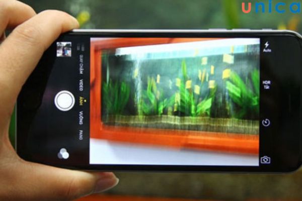 Không phóng to khi chụp ảnh