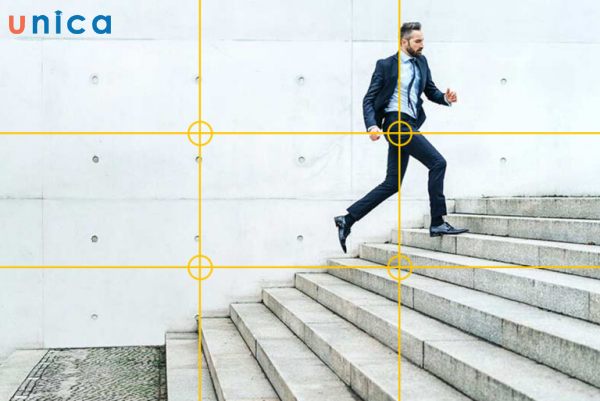 Không đặt đối tượng ở chính giữa bức ảnh