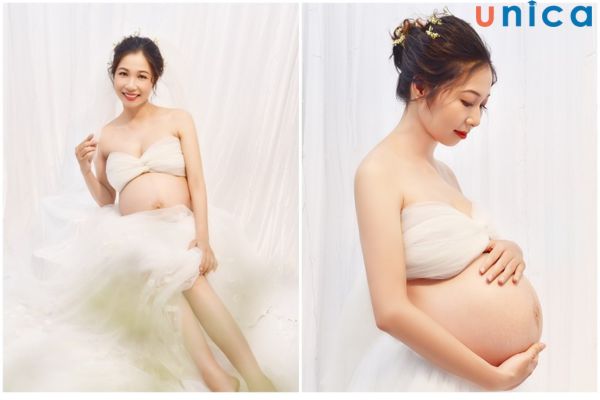 Đặt bàn tay lên bụng
