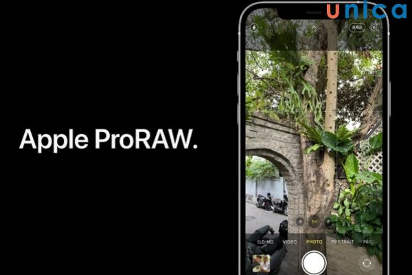 Chụp hình với ProRaw