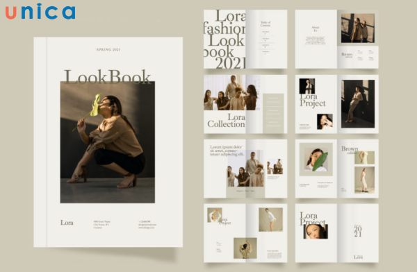 Giới thiệu một số mẫu Lookbook đẹp, sáng tạo