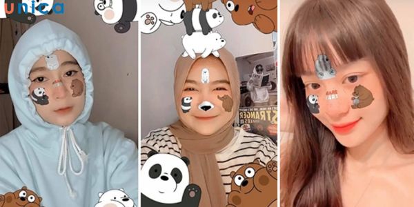 Filter 3 con gấu cho bức ảnh cực đáng yêu