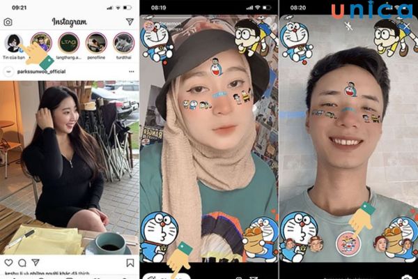 Filter Doraemon giúp da thêm sáng mịn hơn