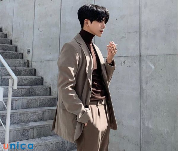 Tư thế chụp ảnh nam bỏ tay vào túi quần