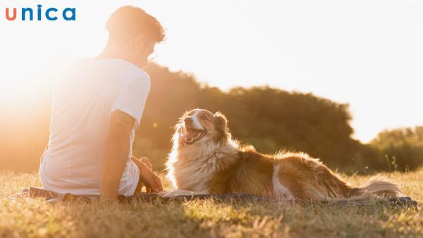 Cách chụp ảnh đẹp cho nam với thú cưng