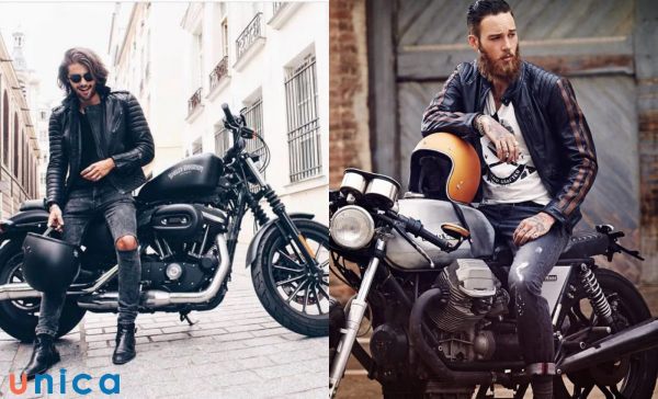 Cách tạo dáng chụp ảnh đẹp cho nam với moto