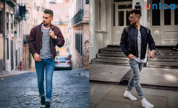 Tạo kiểu chụp ảnh nam khi đi dạo