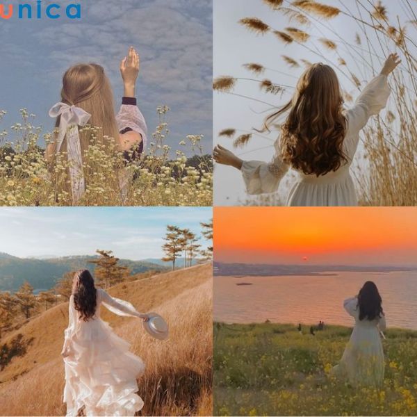 Chụp quay lưng lại với camera