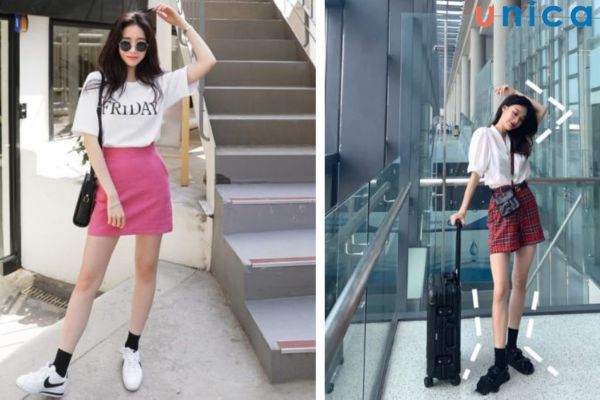 Cách tạo dáng chụp ảnh đẹp khi mặc váy ngắn