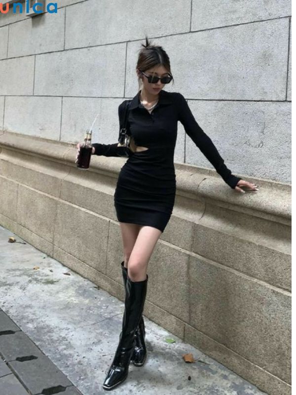 Dáng bắt chéo chân