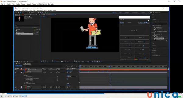 Để ghép nối các video clips, bạn hãy đặt các video nhỏ cạnh nhau trên Timeline