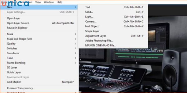 Phím tắt trong Project Panel