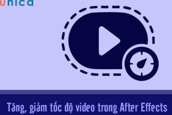 Khi tăng tốc độ video trong After Effects, âm thanh cũng sẽ được tăng tốc theo