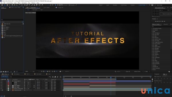 Hoạt hóa văn bản trong Adobe After Effects