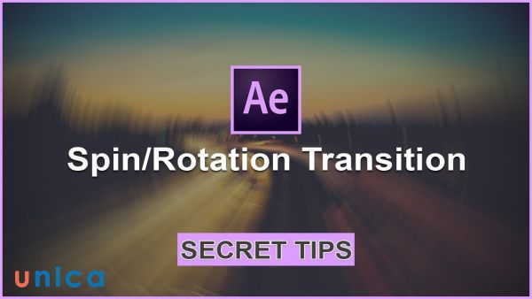 Hiệu ứng chuyển cảnh Rotation gồm có Spin, Flip, Spiral, Clockwise/Counterclockwise và Cube