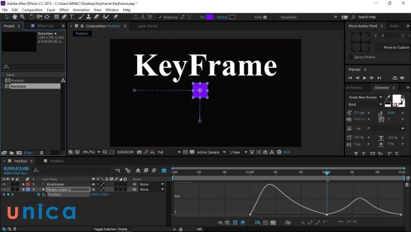 Hiệu ứng gõ chữ trong After Effects