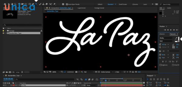 Hiệu ứng chữ viết tay trong After Effects