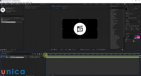 After Effects cũng cung cấp các công cụ để tạo chuyển động cho logo
