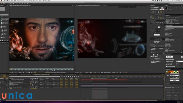 Adobe After Effects là công cụ quan trọng trong việc tạo kỹ xảo trong game, điện ảnh và truyền hình