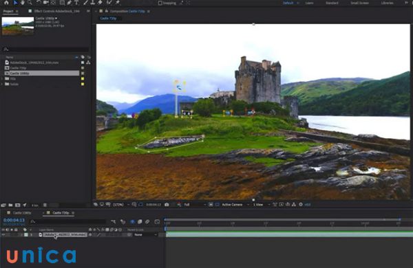 Dùng Content-Aware Fill trong After Effects xóa nền