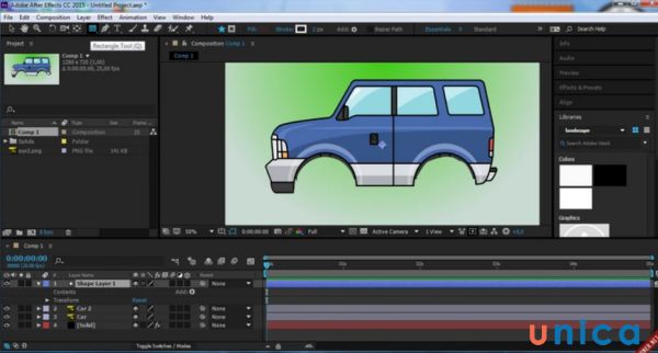 Khởi động phần mềm và mở New Project