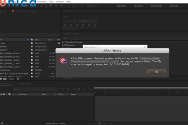 Cách khắc phục lỗi không xuất được video đầu ra