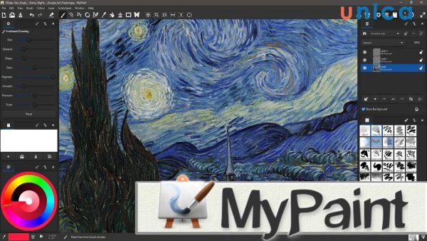 MyPaint là một ứng dụng vẽ đồ họa phổ biến và mạnh mẽ trên máy tính