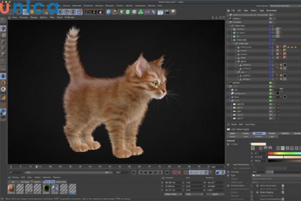 Cinema 4D là một phần mềm thiết kế hoạt hình 3D nổi tiếng