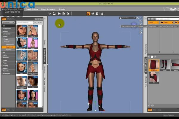 Phần mềm làm hoạt hình Daz3D miễn phí rất được yêu thích