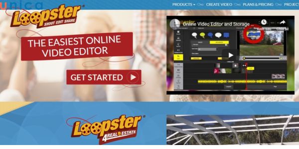 Loopster.com có giao diện đơn giản, thân thiện với người dùng