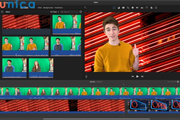 iMovie là phần mềm làm kỹ xảo video chuyên nghiệp