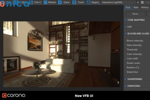 Cơ chế kết xuất đồ họa giúp tạo ra bức ảnh 3d chân thực và sinh động